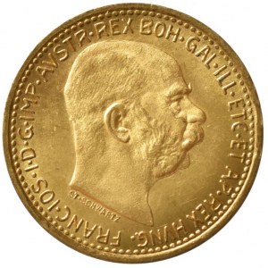 FJI. 1848-1916, 10 koruna 1912 b.z.