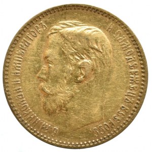 Rusko, Mikuláš II., 1894 - 1917, 5 rubl 1898 AG