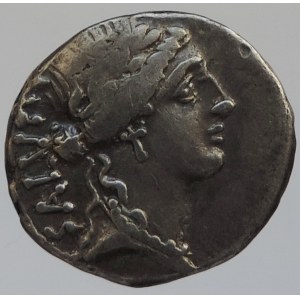 Manius Acilius Glabrio, 49 př.Kr, denár