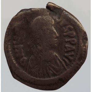 Justin I. 518-527, 1/2 follis = 20 Nummi