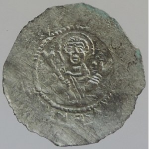 Bedřich 1173, 1179-1181, 1182-89 druhá vláda, denár Cach 627