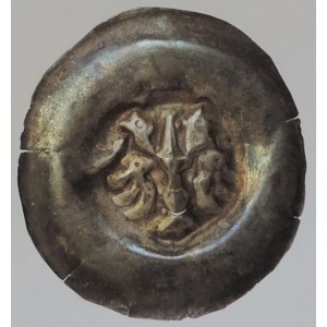 Václav II. 1278-1305, brakteát moravský Cach 1006