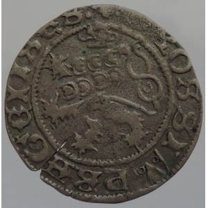 Ludvík Jagellonský 1516-1526, pražský groš, mincovna Jáchymov