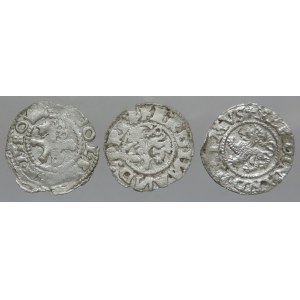 Ferdinand I. 1526-1564, bílý peníz b.l. -2x + bílý peníz Rudolfa II.