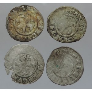 Maxmilián II. 1564-1576, bílý peníz 1562-2x + dva kusy