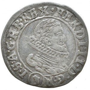 Ferdinand II. 1619-1637, 3 krejcar 1636 Praha