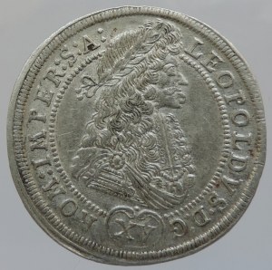 Leopold I. 1657-1705, XV krejcar 1694 GE Praha