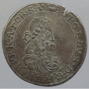 Leopold I. 1657-1705, 6 krejcar 1681 Praha