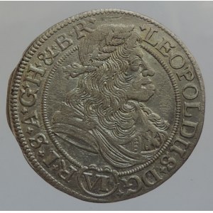 Leopold I. 1657-1705, VI krejcar 1680 SHS Vratislav