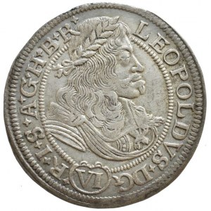 Leopold I. 1657-1705, VI krejcar 1676 F.I.K. Opolí