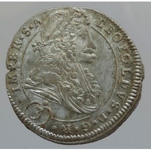 Leopold I. 1657-1705, 3 krejcar 1694 CK Kutná Hora