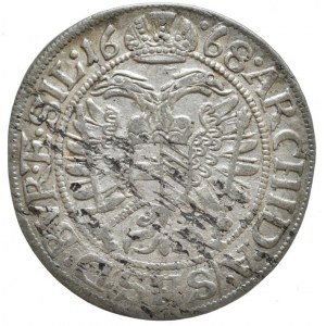 Leopold I. 1657-1705, 3 krejcar 1668 SHS Vratislav