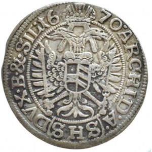 Leopold I. 1657-1705, 3 krejcar 1670 SHS Vratislav