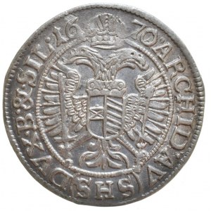 Leopold I. 1657-1705, 3 krejcar 1670/1 SHS Vratislav