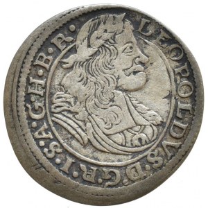 Leopold I. 1657-1705, 1 krejcar 1671 SHS Vratislav