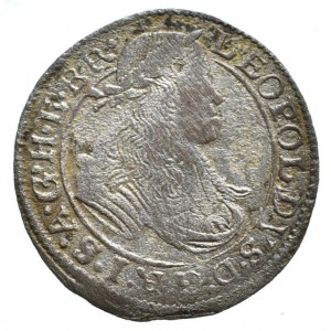 Leopold I. 1657-1705, 1 krejcar 1672 SHS Vratislav