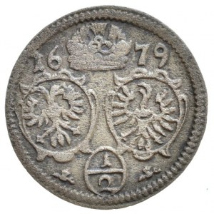 Leopold I. 1657-1705, 1/2 krejcar 1679, Opolí