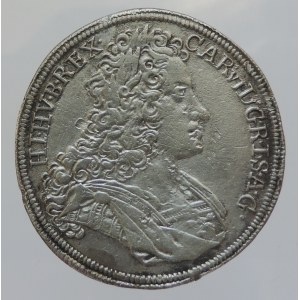 Karel VI. 1711-1740, 1/2 tolar 1718 Kutná Hora
