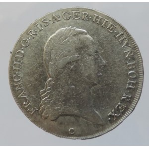 František II. 1792-1835, 1/2 tolar křížový 1797 C