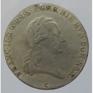 František II. 1792-1835, 1/4 tolar křížový 1796 C
