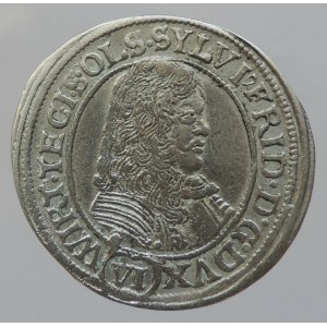 Württemberg-Olešnice, Sylvius Friedrich 1668-1697, VI krejcar 1674 SP