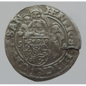 Šlik Jindřich 1612-1650, 3 krejcar 1627 Planá
