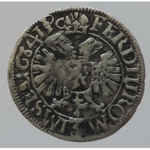 Šlik Jindřich 1612-1650, 3 krejcar 1634 Planá