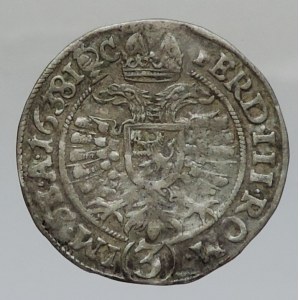 Šlik Jindřich 1612-1650, 3 krejcar 1638 IC Planá