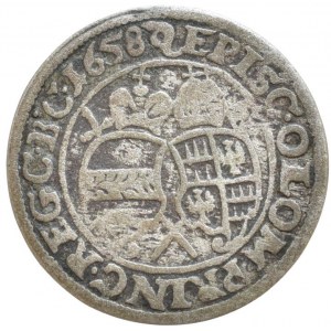 Olomouc biskupství, Leopold Vilém 1637-1662, 1 krejcar 1658