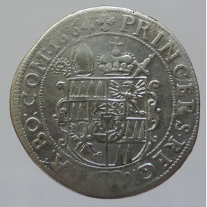 Olomouc biskupství, Karel II. Liechtenstein 1664-1695, XV krejcar 1664 Vyškov