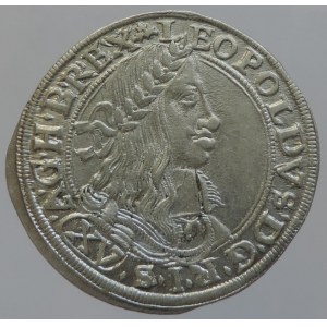 Leopold I. 1657-1705, XV krejcar 1663 CA Vídeň