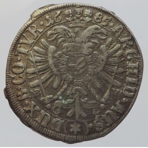 Leopold I. 1657-1705, XV krejcar 1685 VB-V Mainz