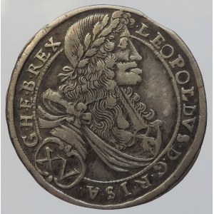 Leopold I. 1657-1705, XV krejcar 1695 Sv.Vít