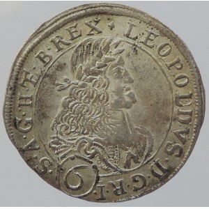 Leopold I. 1657-1705, 6 krejcar 1672 Sv.Vít