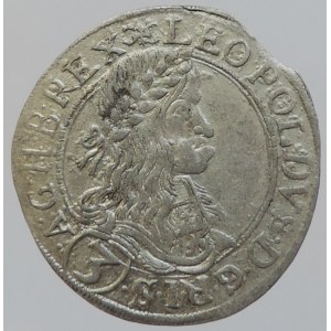 Leopold I. 1657-1705, 3 krejcar 1662 CA Vídeň