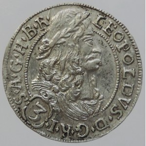 Leopold I. 1657-1705, 3 krejcar 1693 Hall