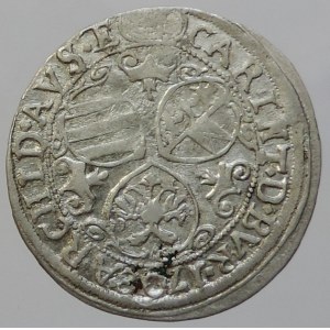 Josef I. 1705-1711, 3 krejcar 1708 Sv. Vít