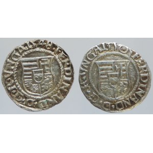 Ferdinand I. 1526-1564, denár 1548 KB, 1550 KB