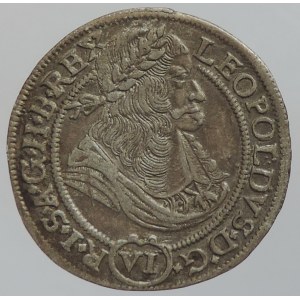 Leopold I. 1657-1705, VI krejcar 1681 NB Nagybánya