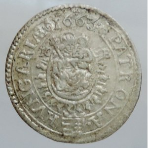 Leopold I. 1657-1705, 3 krejcar 1663 KB