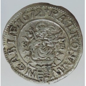Leopold I. 1657-1705, 3 krejcar 1672 KB