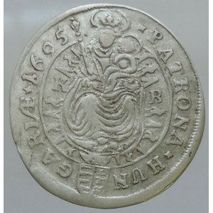 Leopold I. 1657-1705, 3 krejcar 1695 KB
