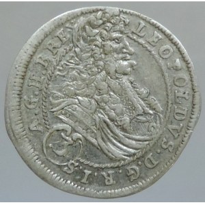 Leopold I. 1657-1705, 3 krejcar 1699 CSH Bratislava