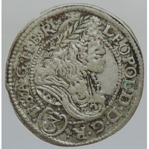 Leopold I. 1657-1705, 3 krejcar 1698 NB Nagybánya