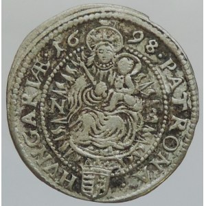 Leopold I. 1657-1705, 3 krejcar 1698 NB Nagybánya