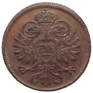 Karel VI. 1711-1740, Cu 1 krejcar b.l.