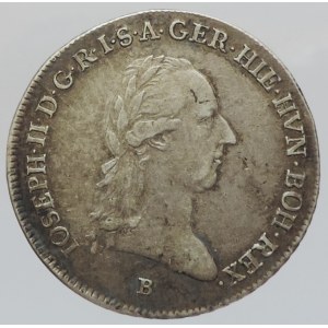 Josef II. 1780-1790, 1/4 tolar 1788 B