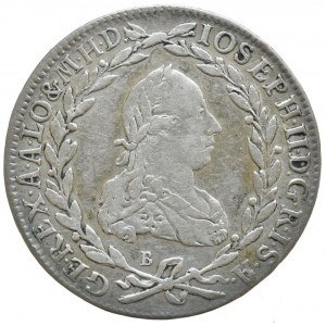 Josef II. 1780-1790, 20 krejcar 1776 B/SKPD