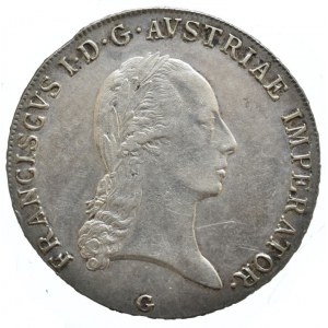František II. 1792-1835, tolar 1823 G