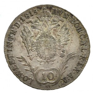 František II. 1792-1835, 10 krejcar 1815 B